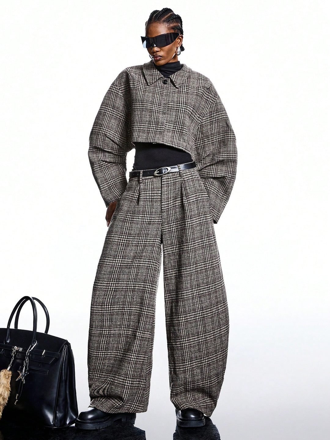 Pantaloni SHEIN, kaki