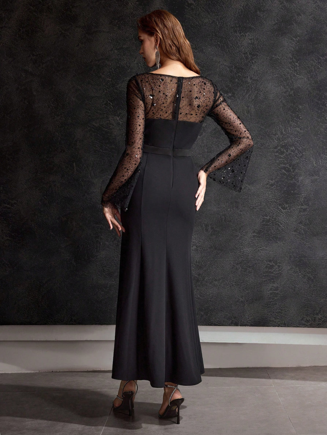 Rochie de ocazie SHEIN, negru
