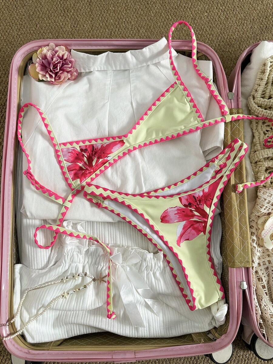 Costum de baie SHEIN, mix culori