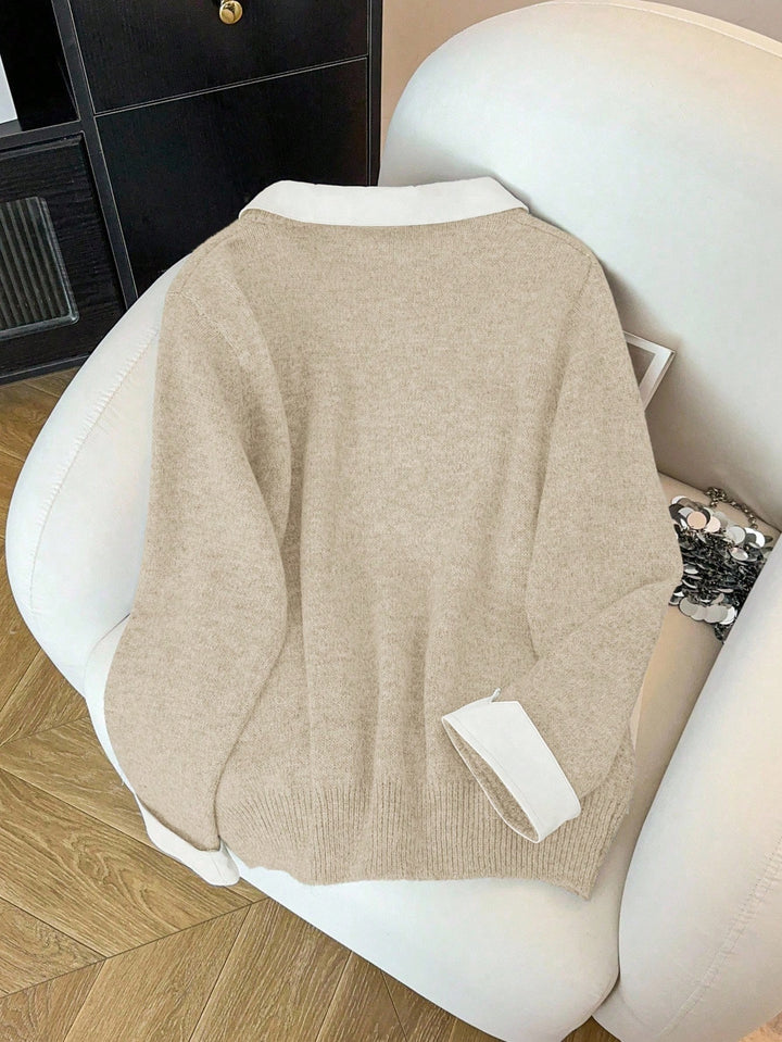 Pulover SHEIN, crem