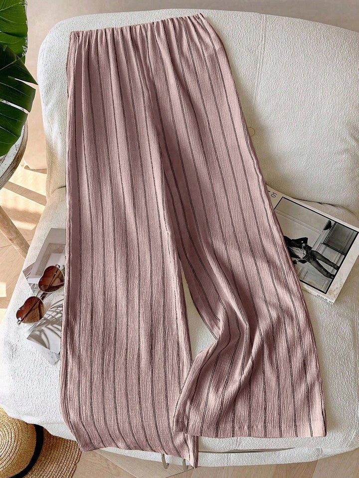Pantaloni SHEIN, roz