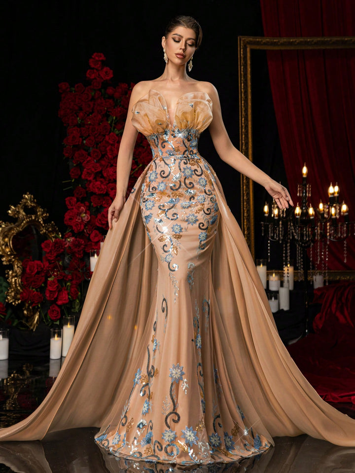 Rochie SHEIN, kaki