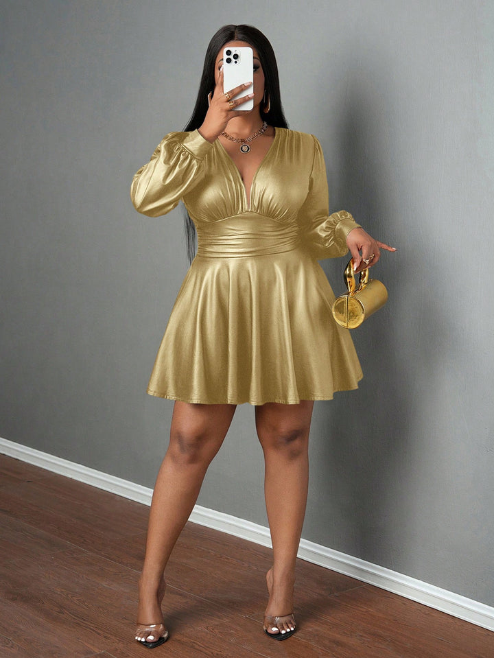 Rochie SHEIN, auriu