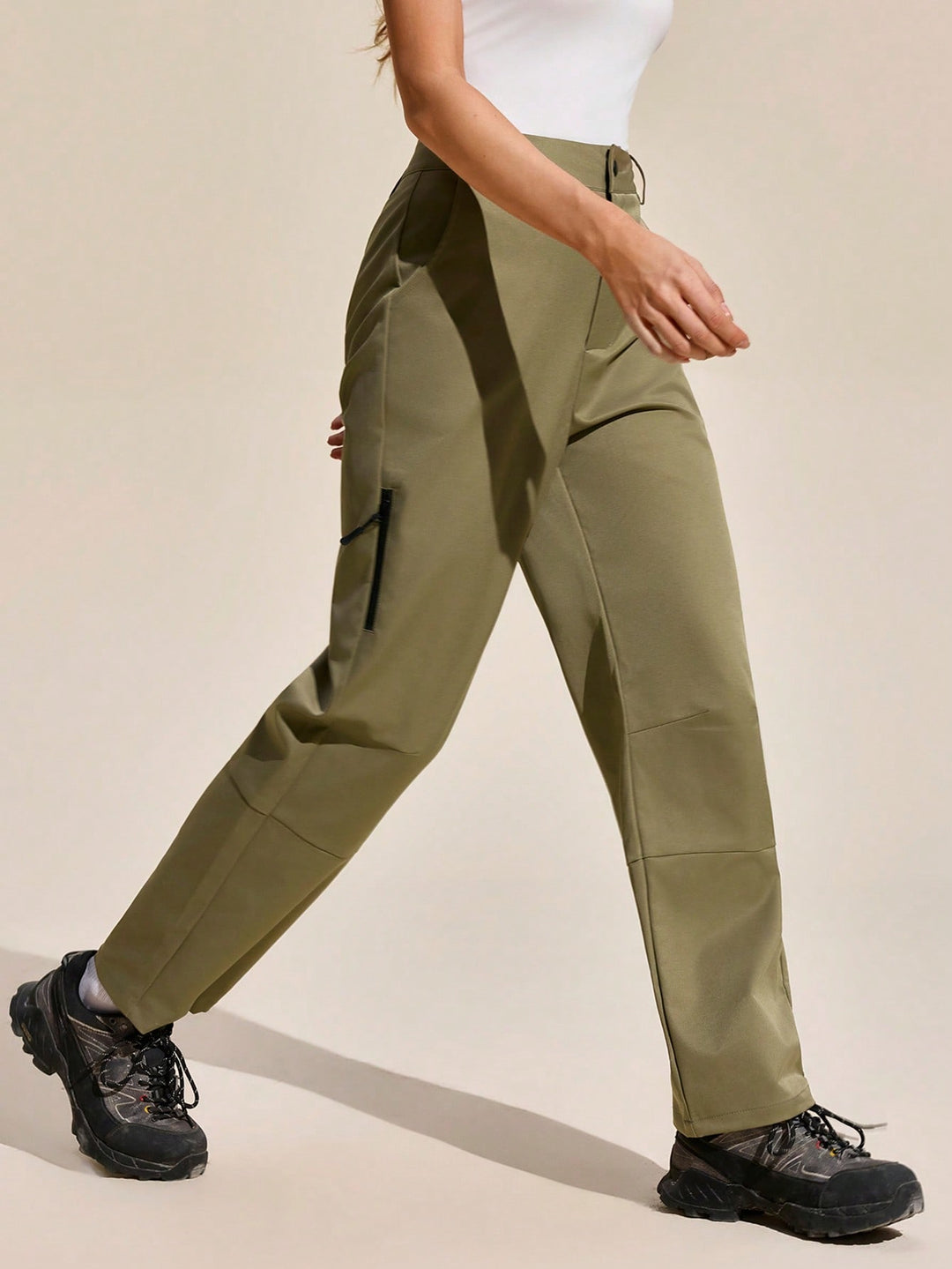 Pantaloni SHEIN, maro