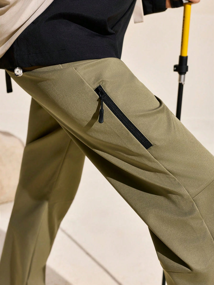 Pantaloni SHEIN, maro