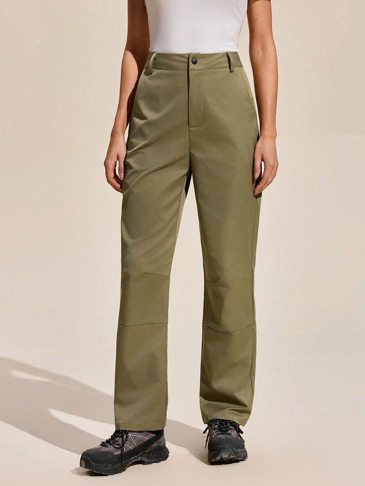 Pantaloni SHEIN, maro