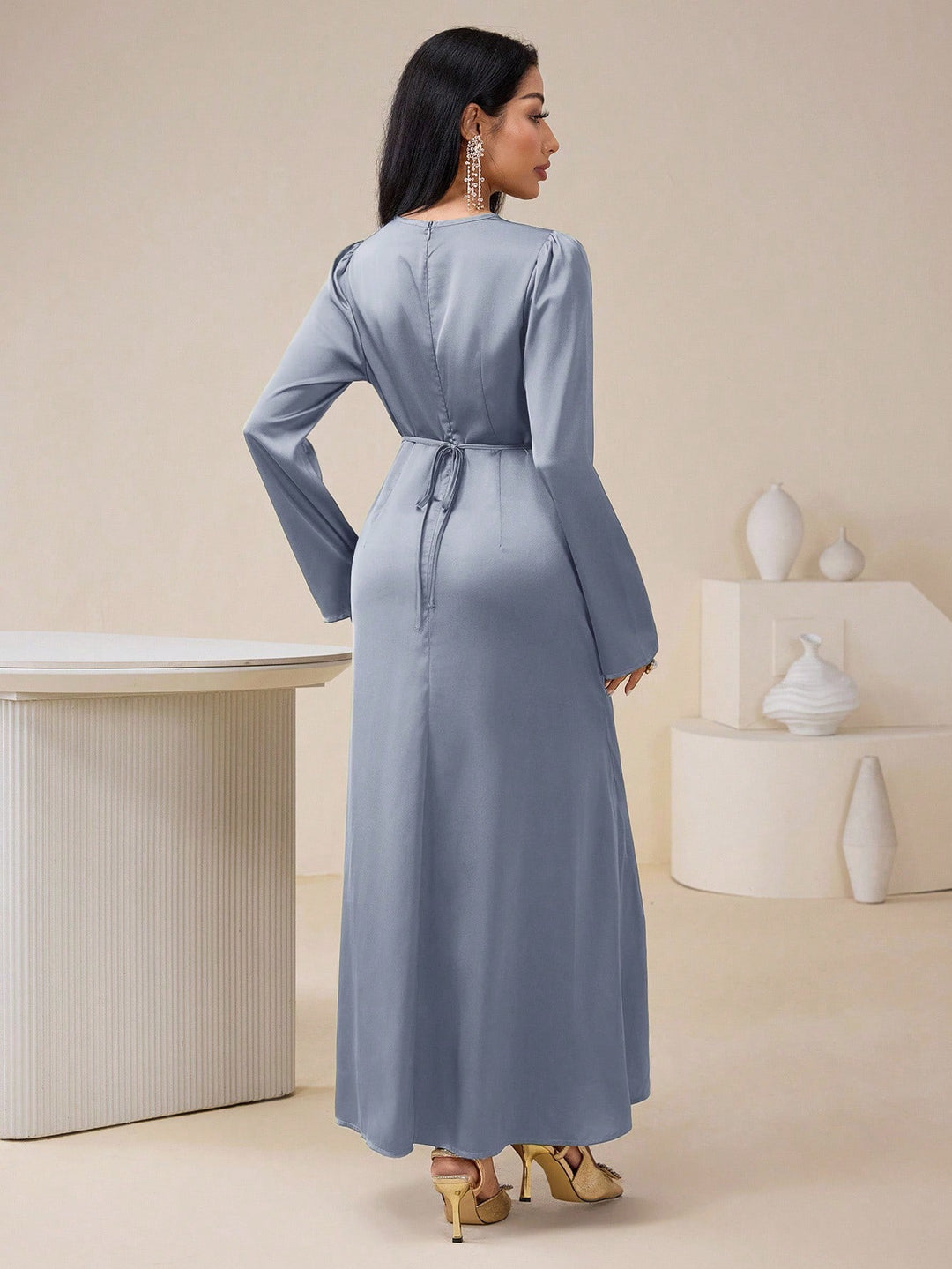 Rochie maxi SHEIN, albastru