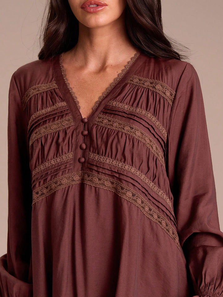 Rochie mini SHEIN, maro