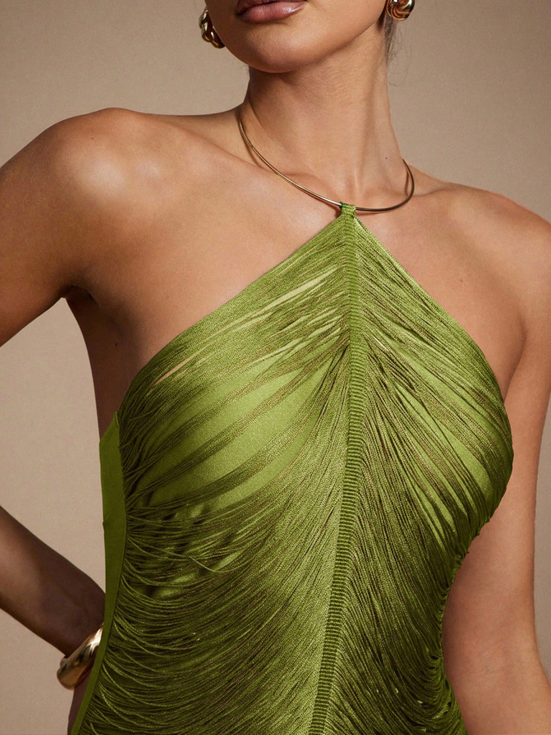 Rochie maxi SHEIN, verde