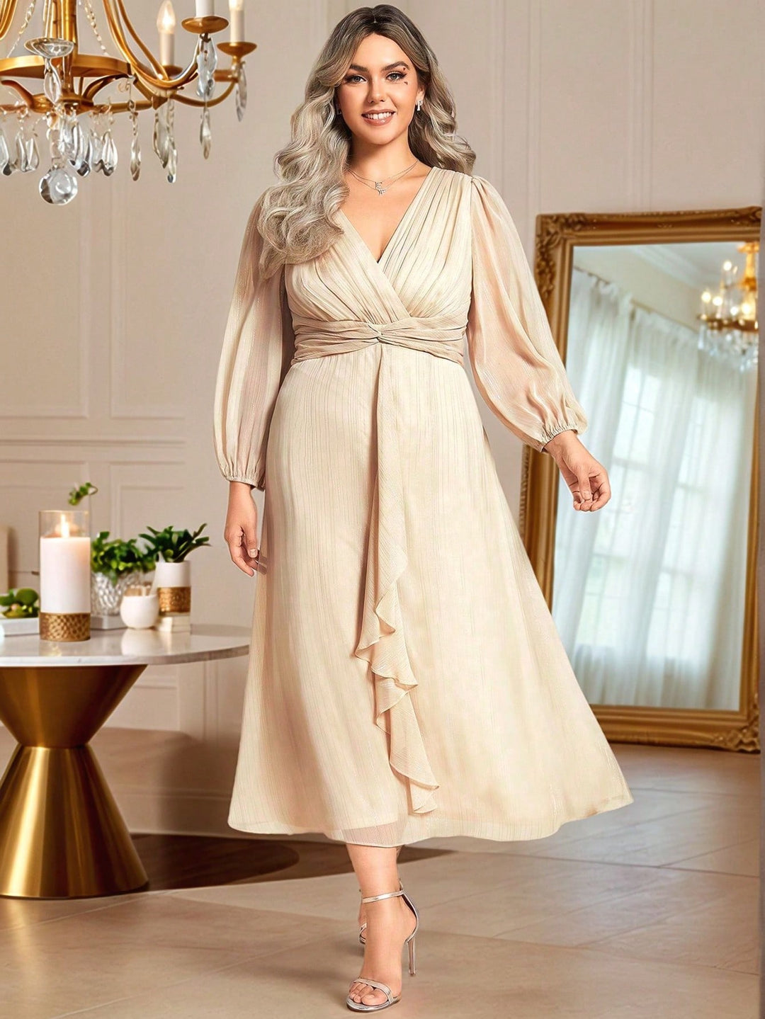 Rochie SHEIN, auriu