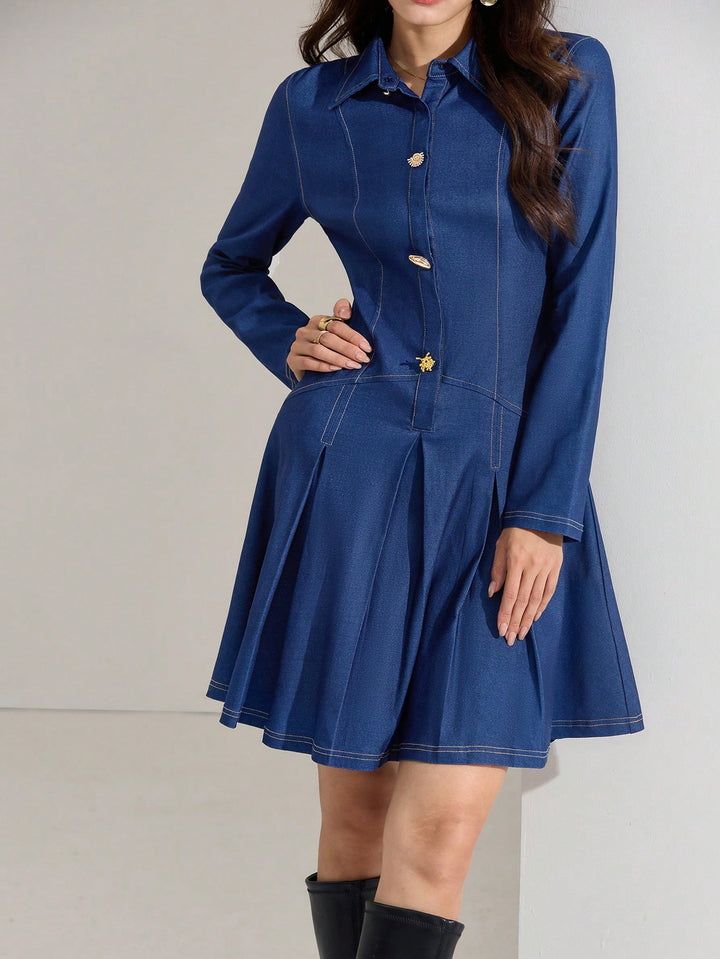 Rochie scurtă SHEIN, albastru