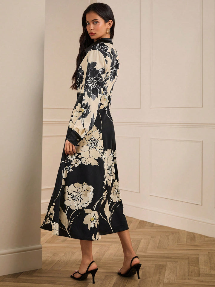 Rochie midi SHEIN, mix culori
