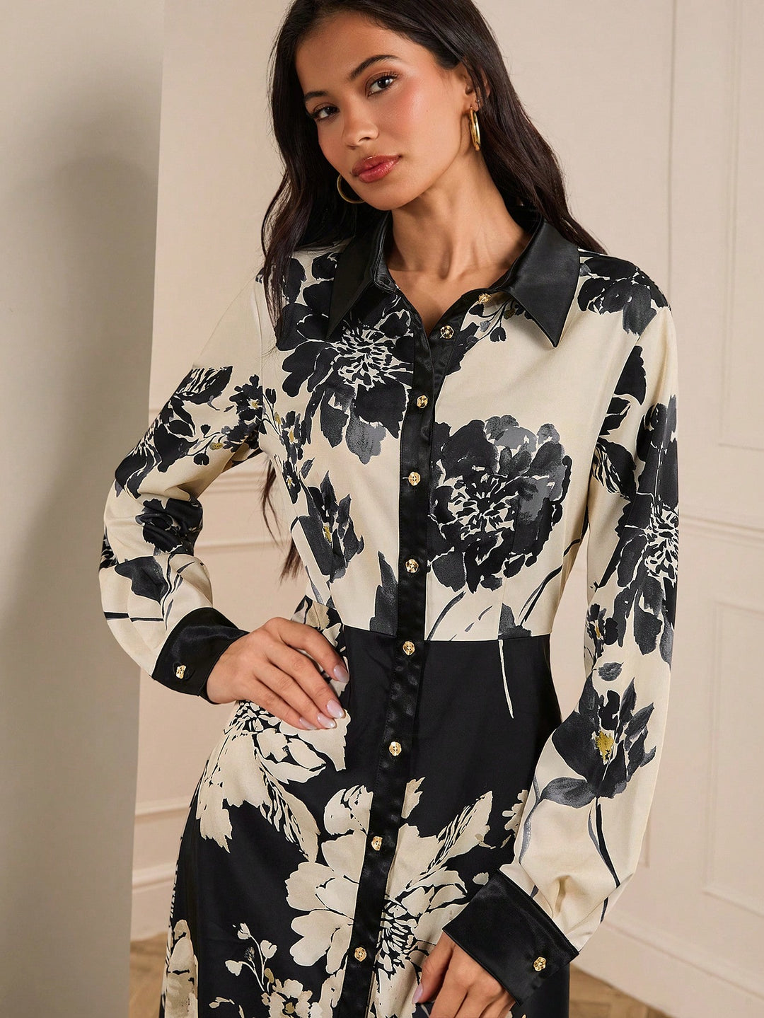 Rochie midi SHEIN, mix culori