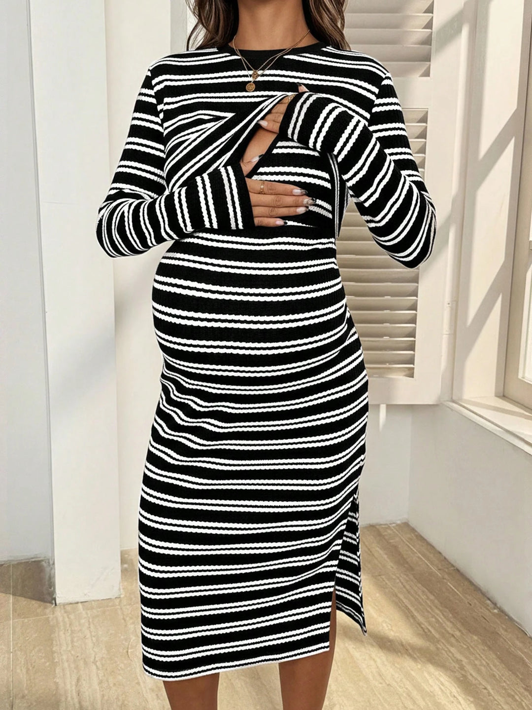 Rochie midi SHEIN, negru