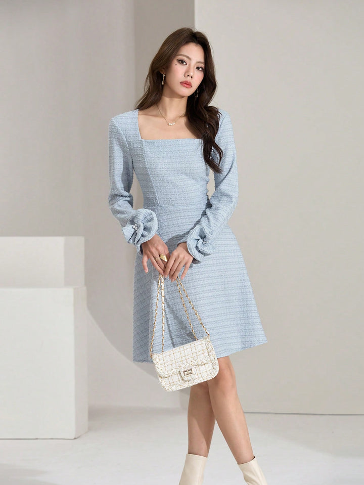 Rochie scurtă SHEIN, albastru