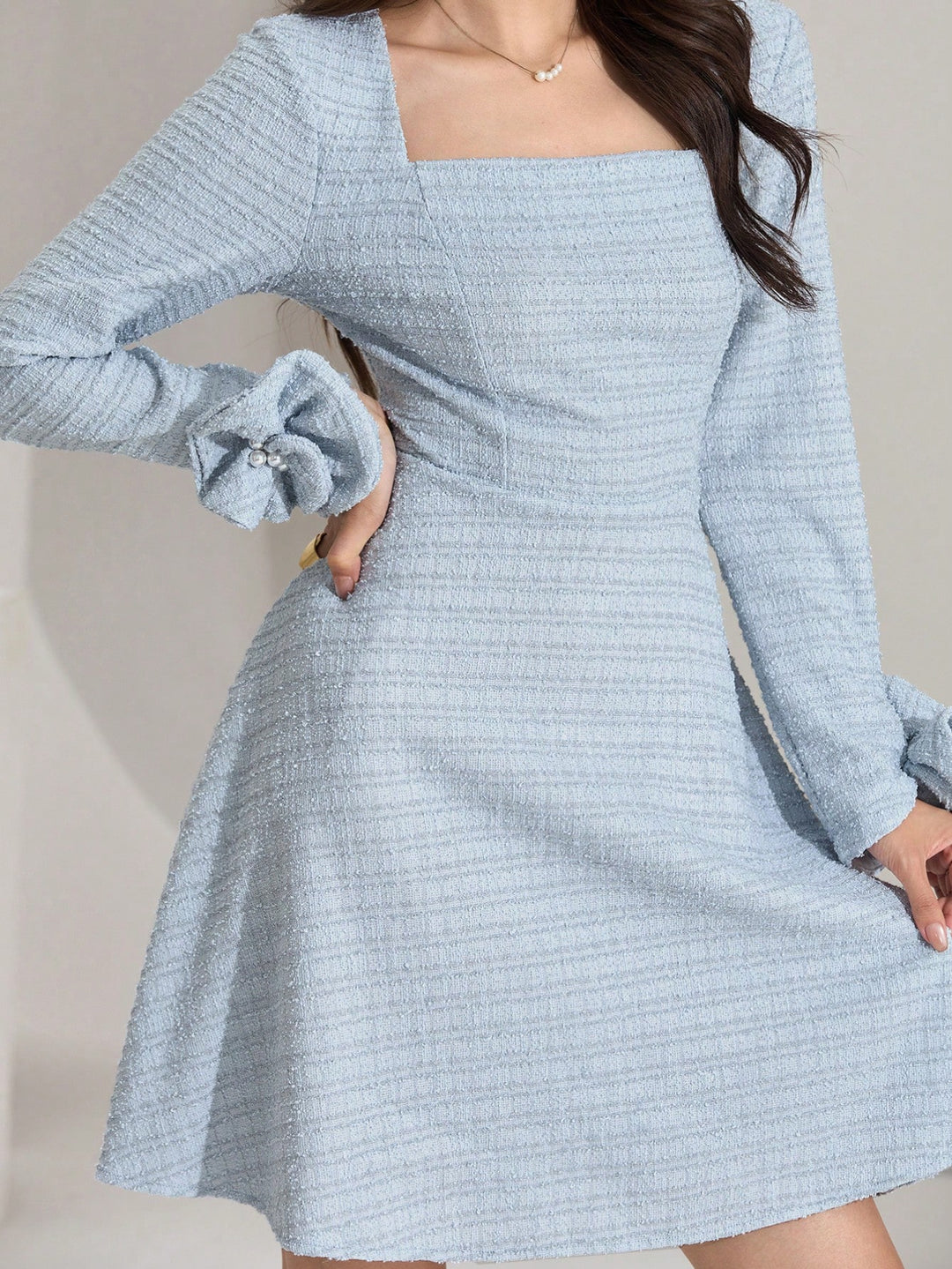 Rochie scurtă SHEIN, albastru