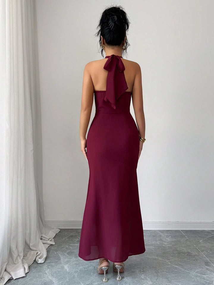 Rochie maxi SHEIN, vișiniu