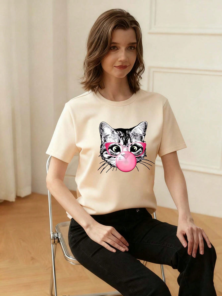 Tricou SHEIN, bej