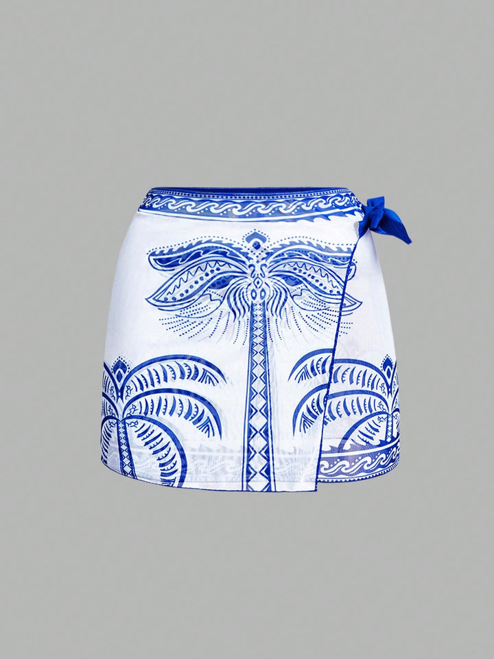 Set costum de baie SHEIN, mix culori