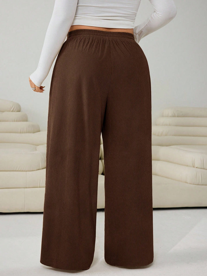 Pantaloni SHEIN, maro