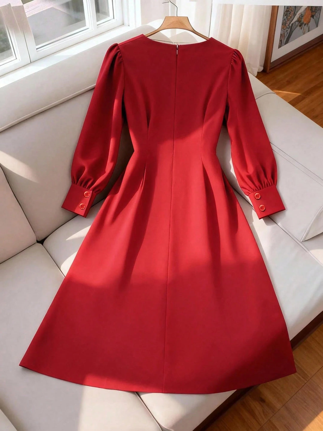 Rochie midi SHEIN, roșu