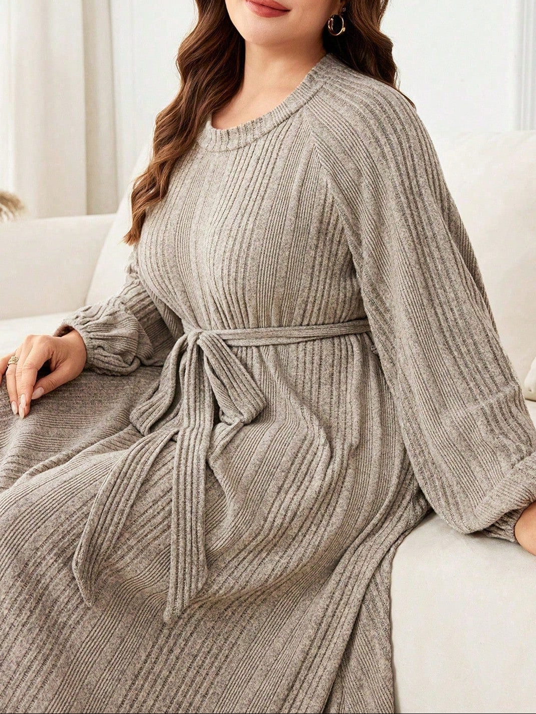 Rochie maxi SHEIN, bej