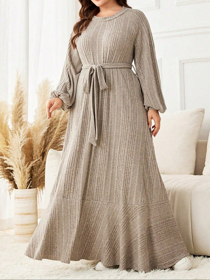 Rochie maxi SHEIN, bej
