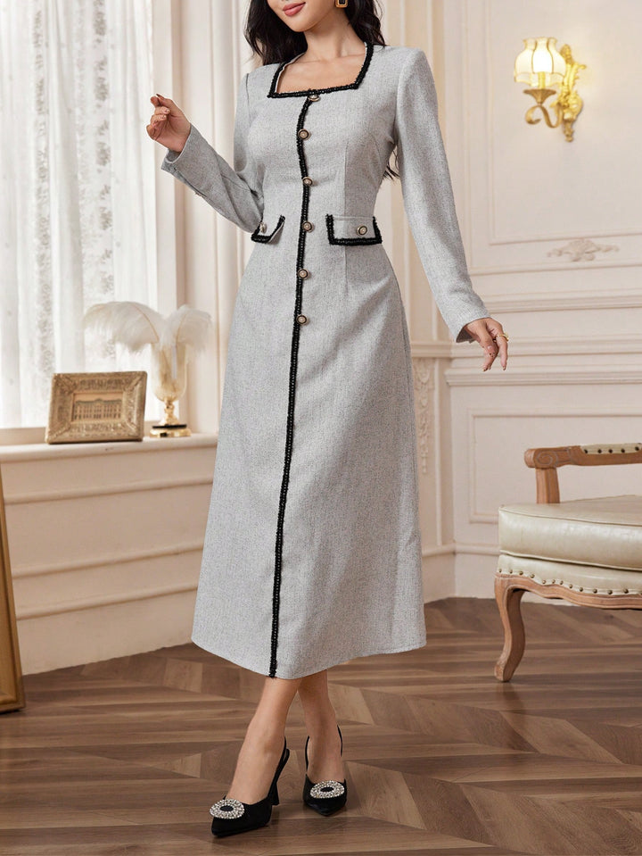 Rochie midi SHEIN, alb