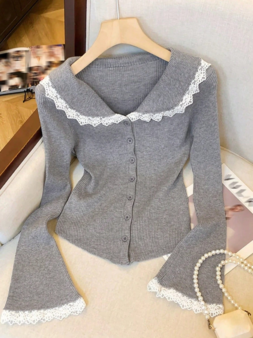 Cardigan SHEIN, gri