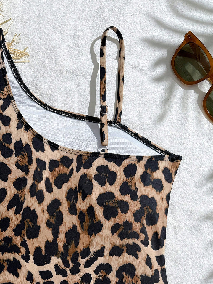 Costum de baie SHEIN, maro