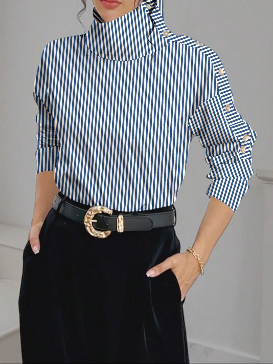 Bluza SHEIN, albastru