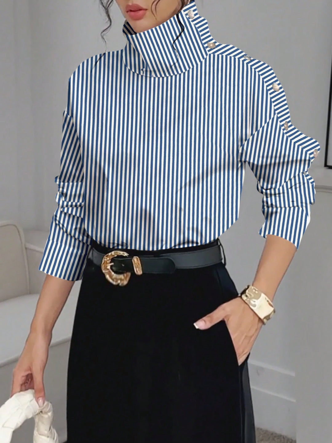 Bluza SHEIN, albastru