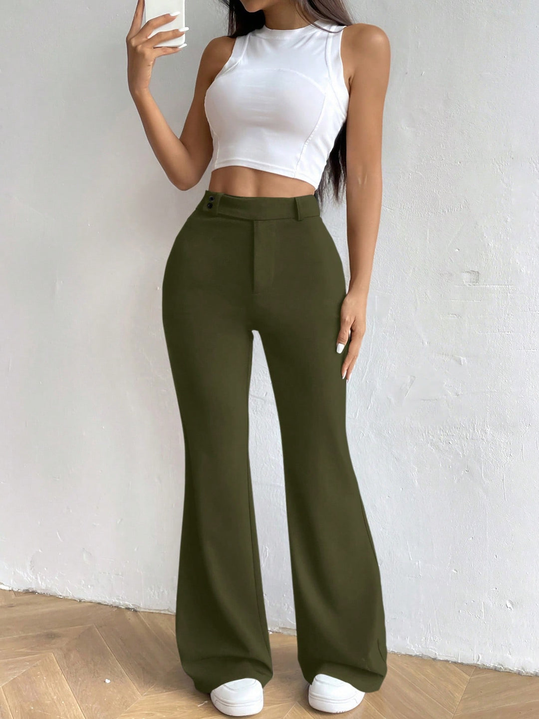 SHEIN nadrág, khaki