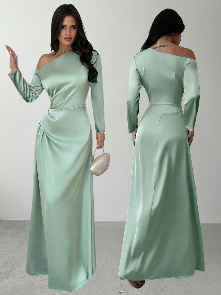 SHEIN maxi ruha, zöld