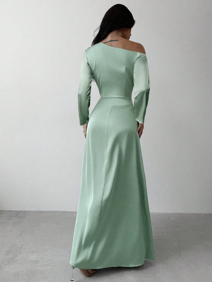 SHEIN maxi ruha, zöld