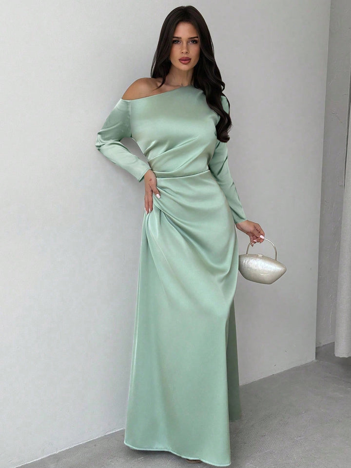 Rochie maxi SHEIN, verde