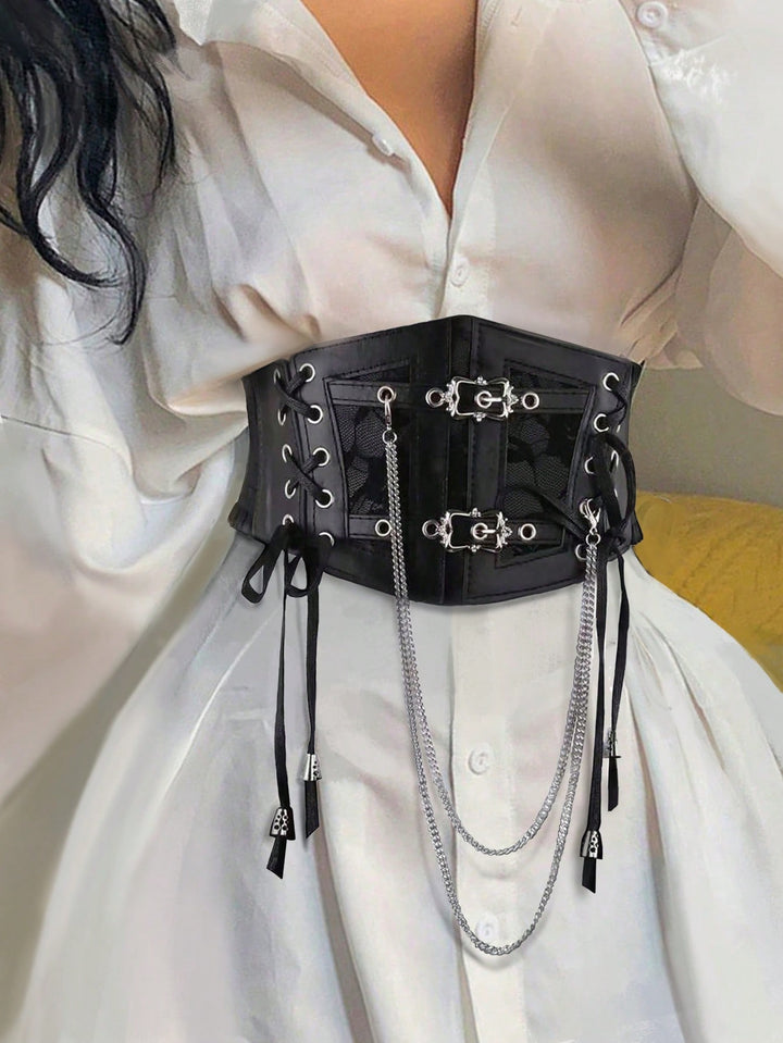 Curea-corset SHEIN, negru