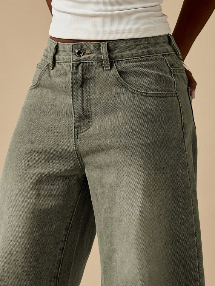 Jeans SHEIN, kaki
