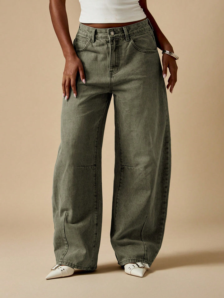 Jeans SHEIN, kaki