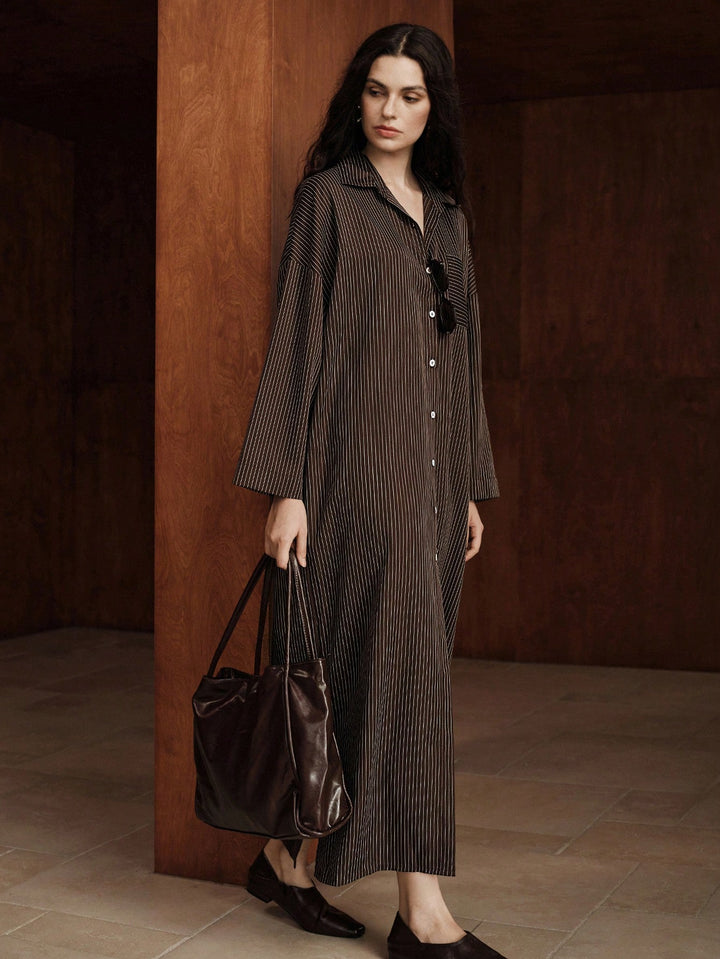 Rochie maxi SHEIN, maro