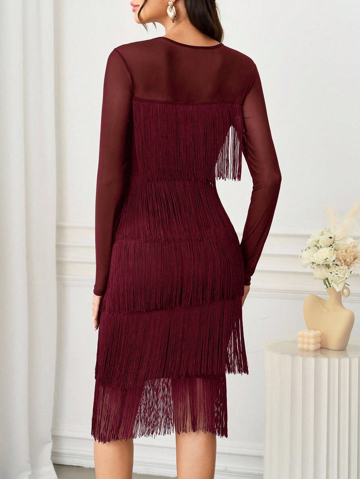 Rochie scurtă SHEIN, vișiniu