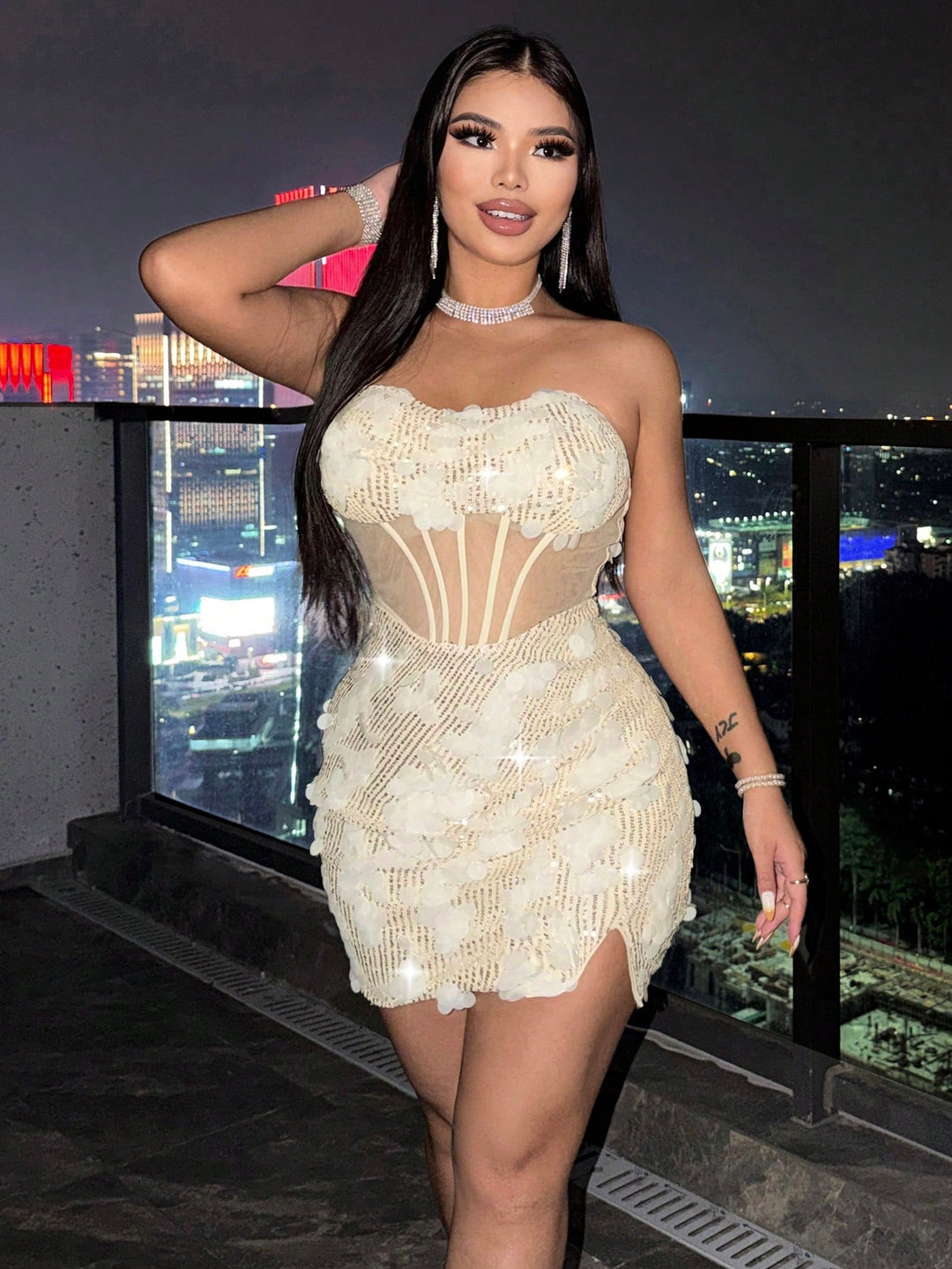 Rochie SHEIN, bej