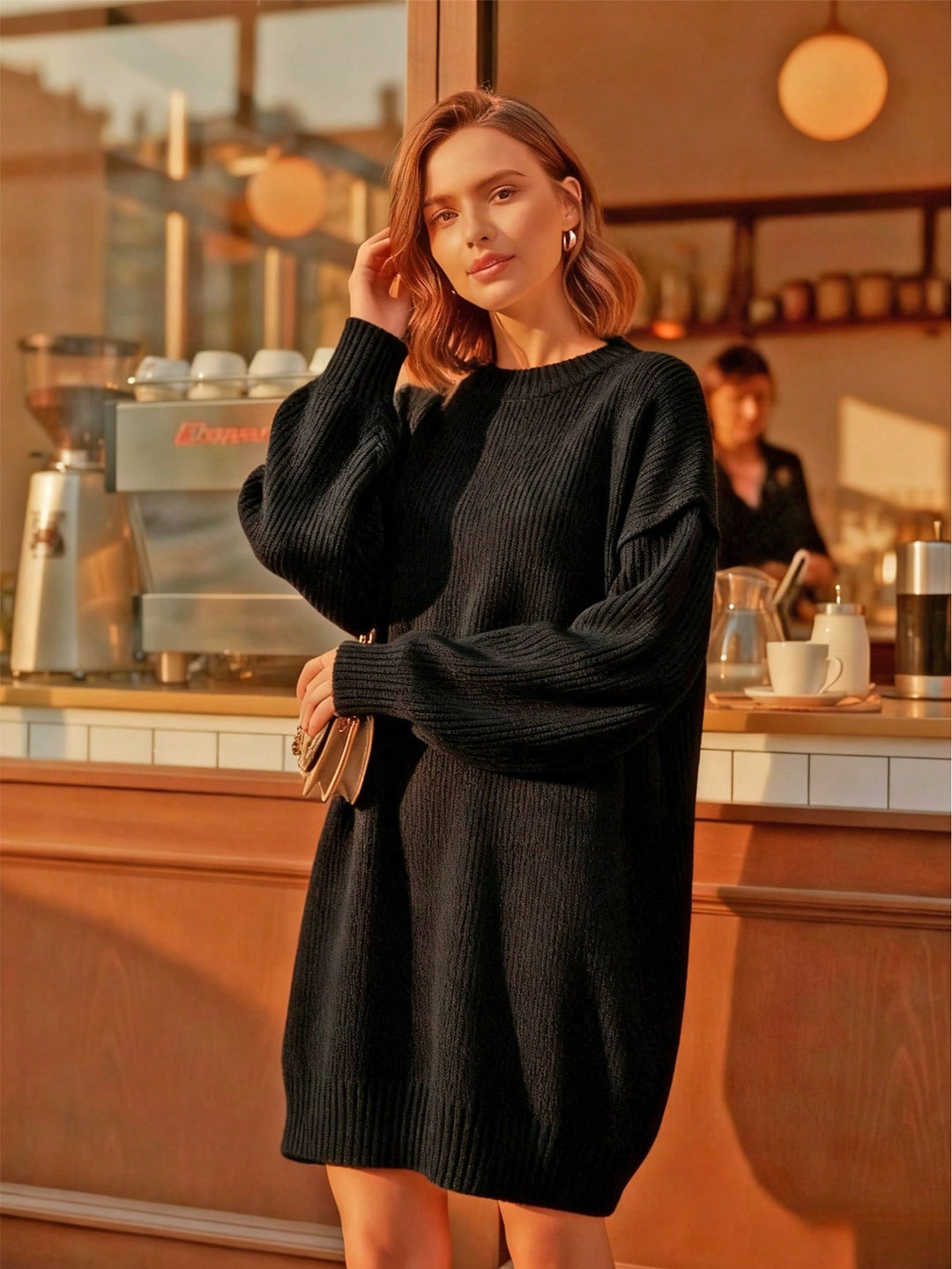 Pulover SHEIN, negru