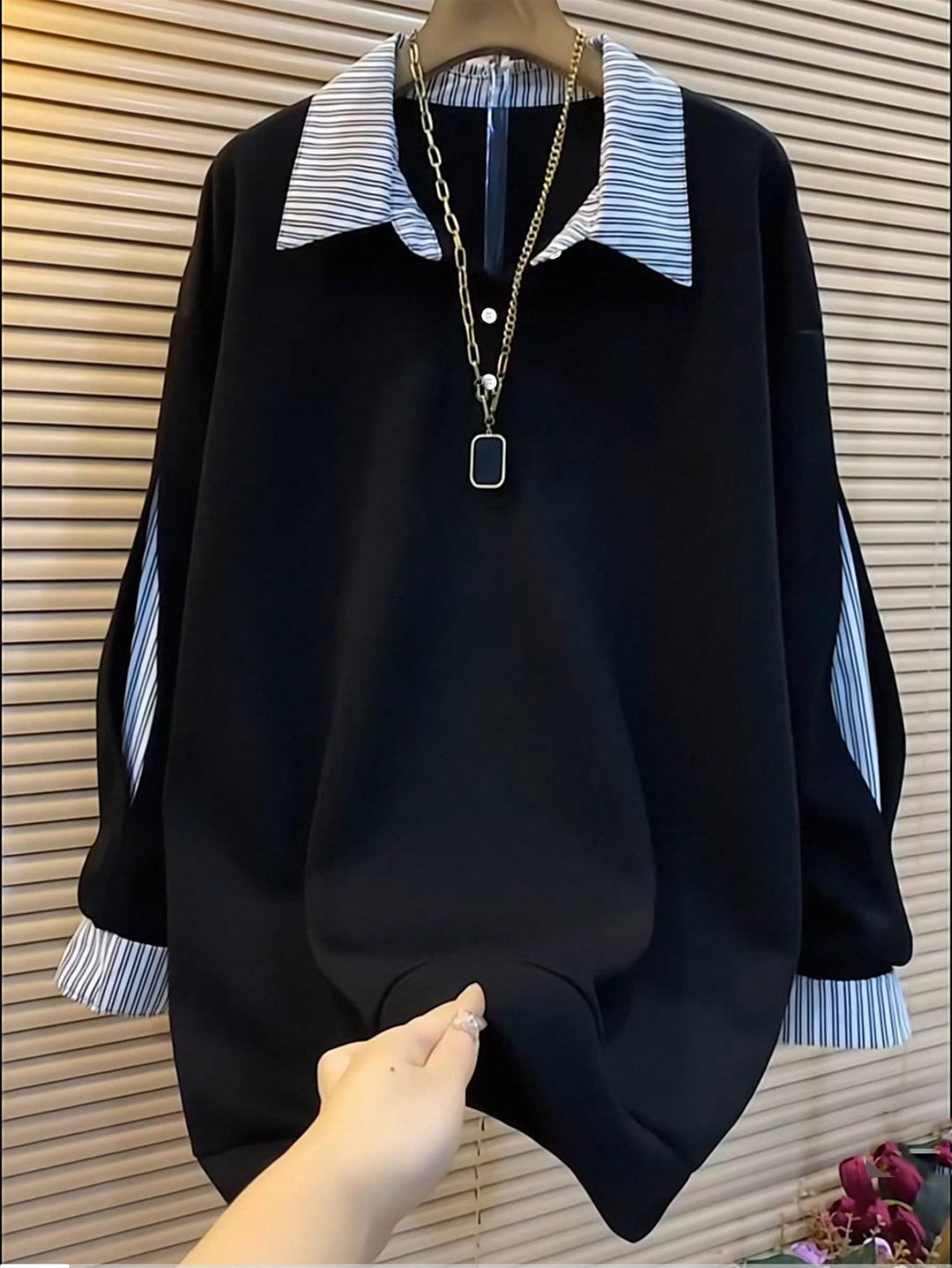 Hanorac SHEIN, negru