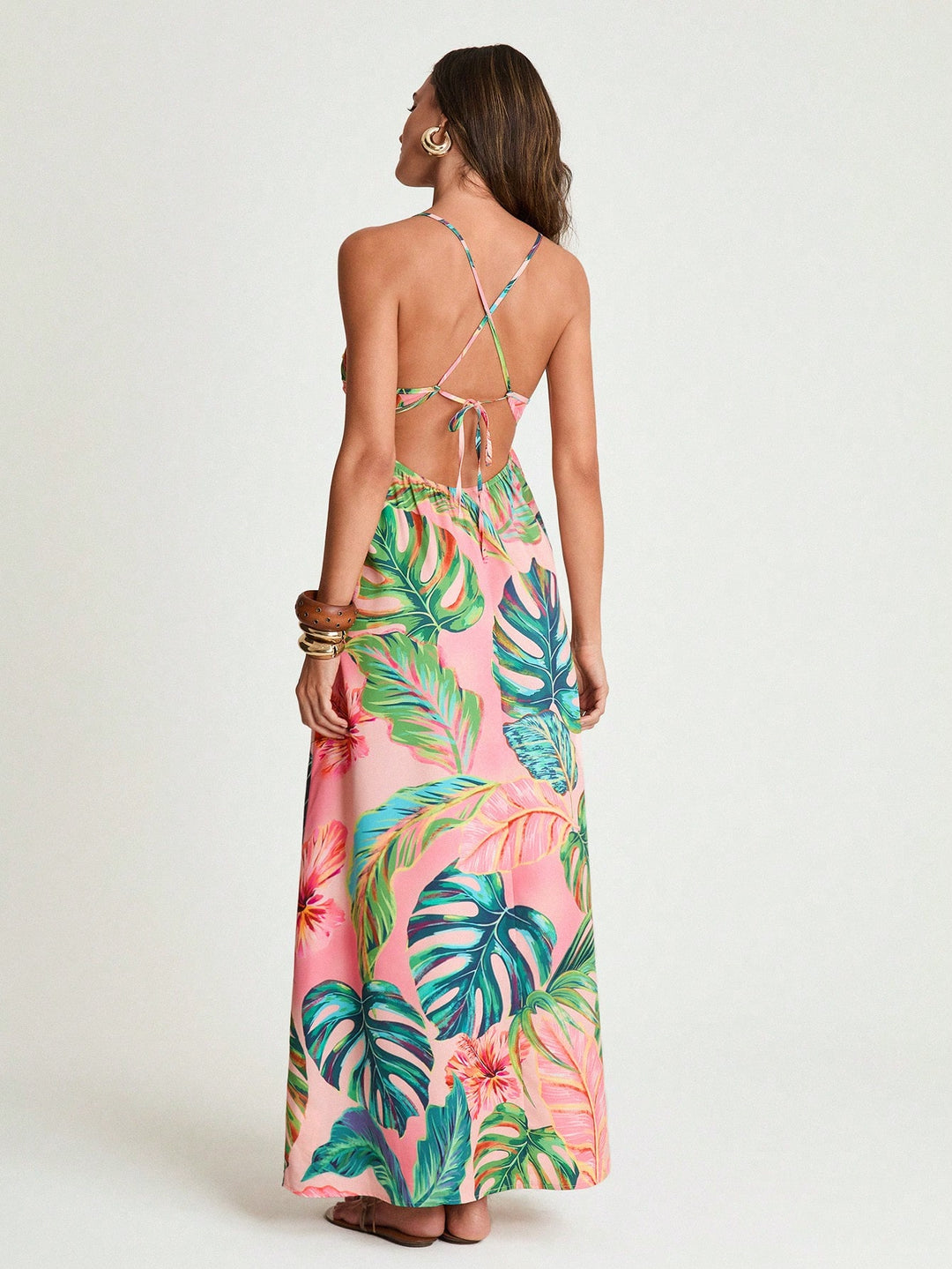 Rochie maxi SHEIN, mix culori