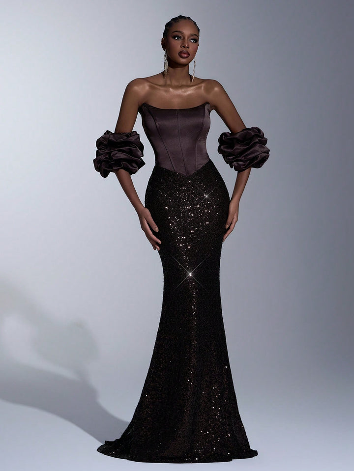 Rochie SHEIN, maro