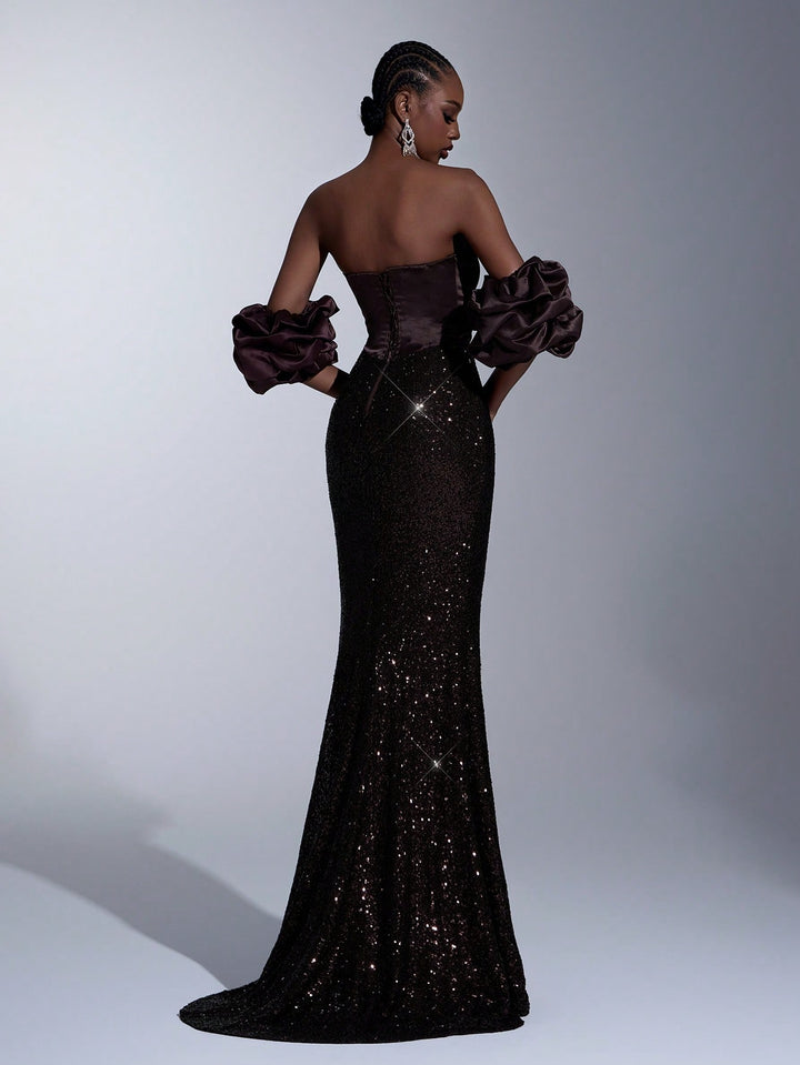 Rochie SHEIN, maro