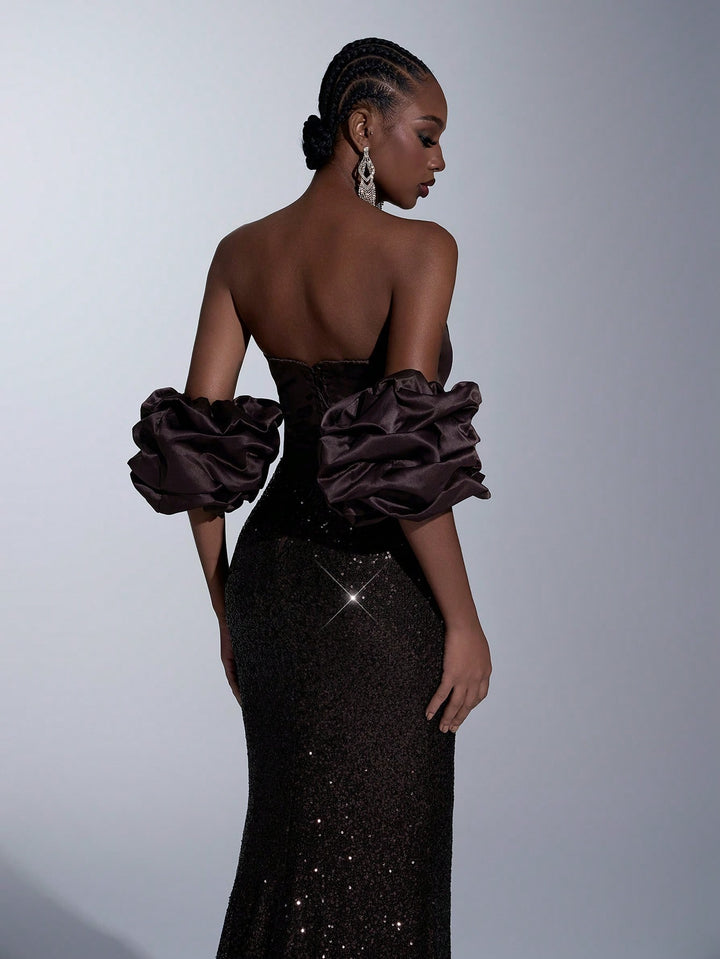 Rochie SHEIN, maro