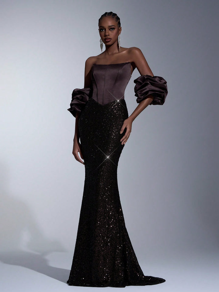 Rochie SHEIN, maro