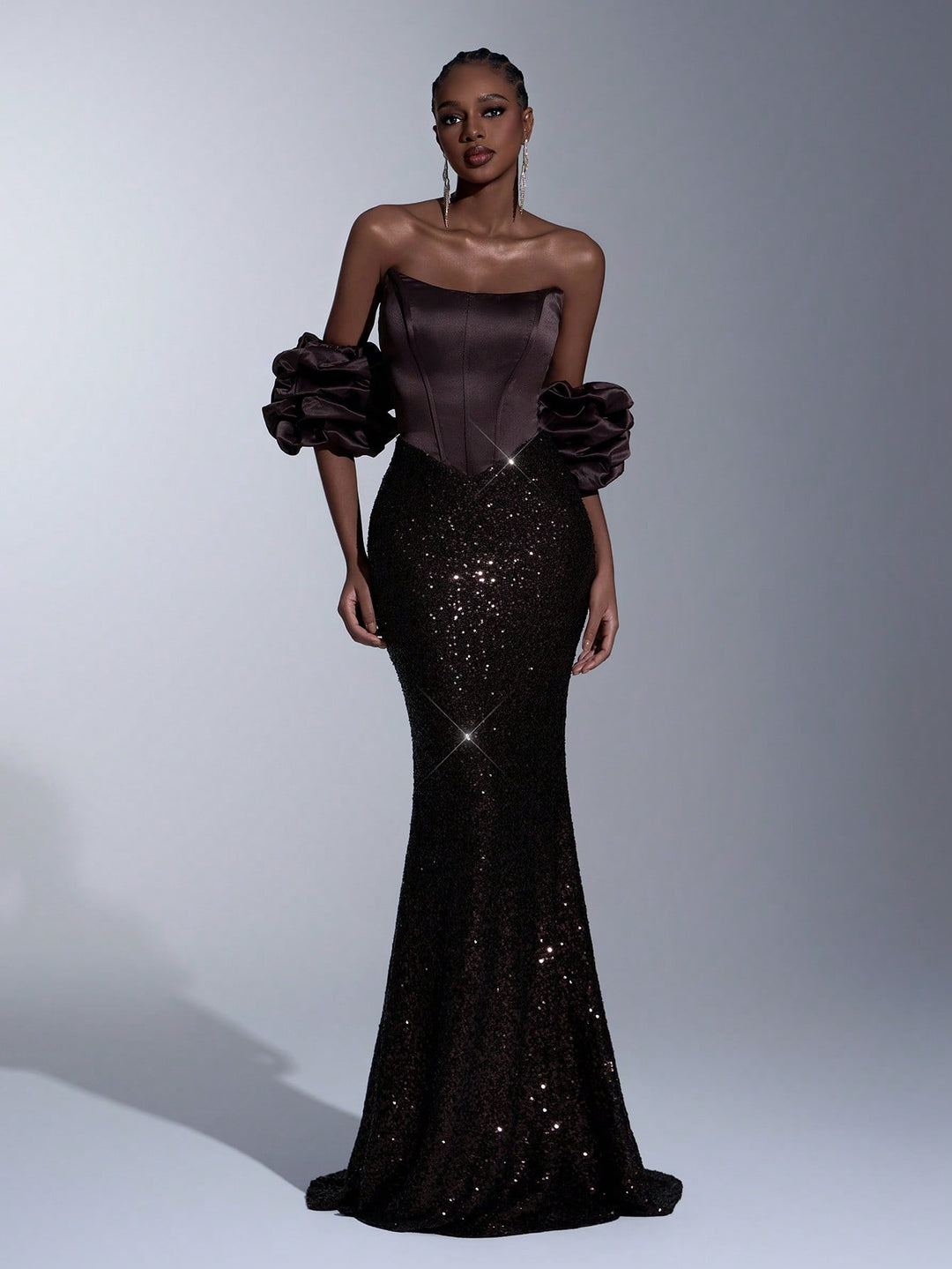Rochie SHEIN, maro